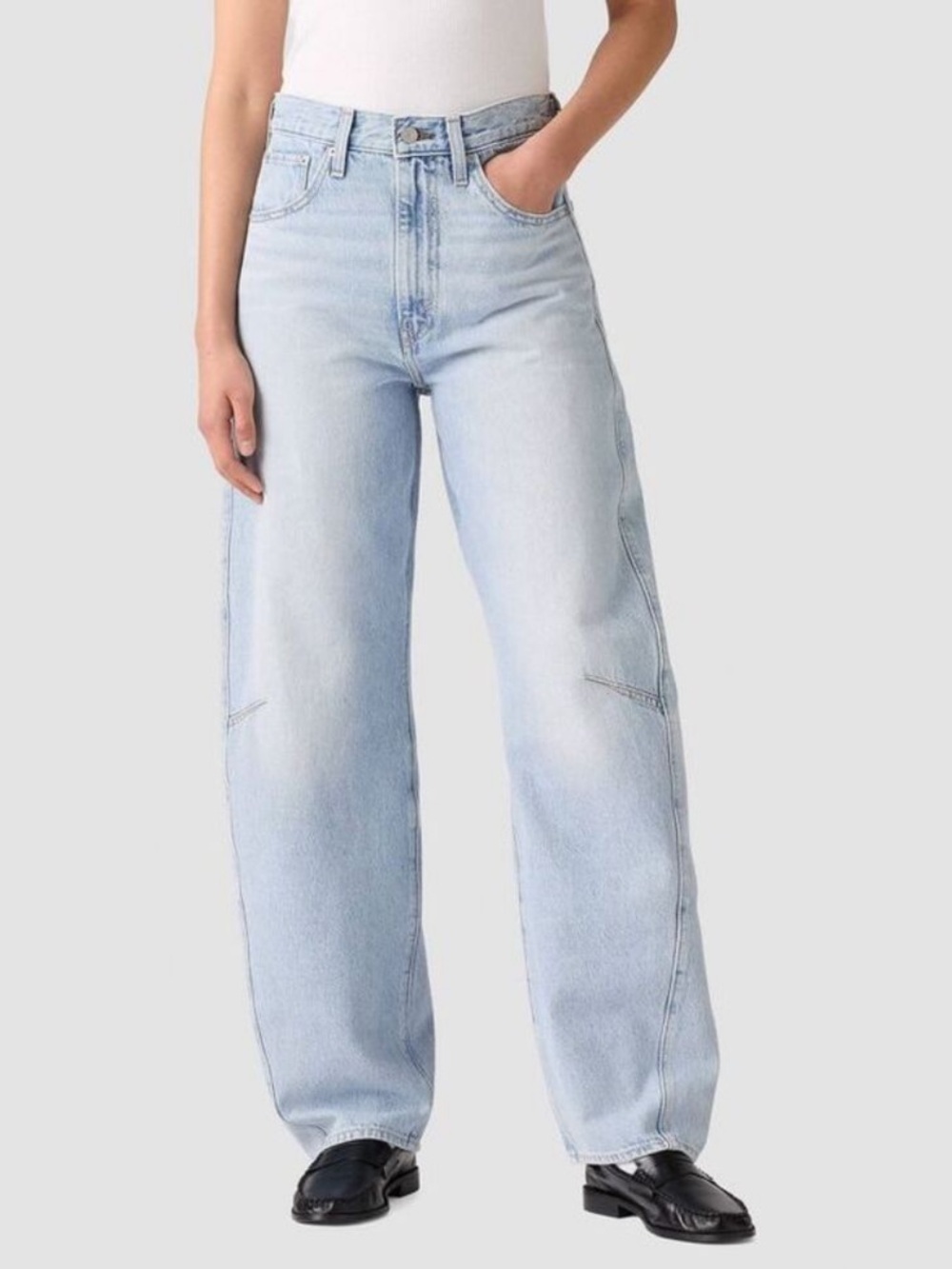Levi's Light Wash Straight Leg Jeans